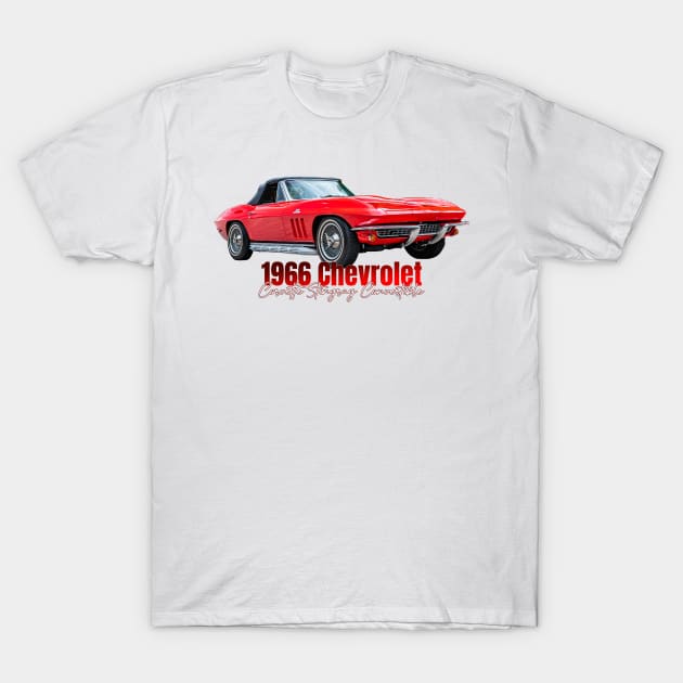 1966 Chevrolet Corvette Stingray Convertible T-Shirt by Gestalt Imagery